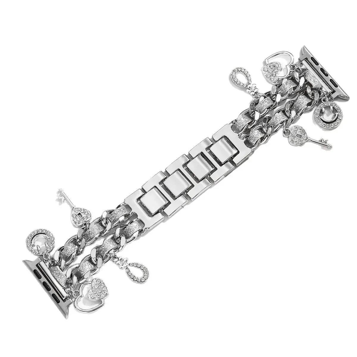 Elegant Metal Bracelet Link Strap for Women - Premium Watch Band Replacement