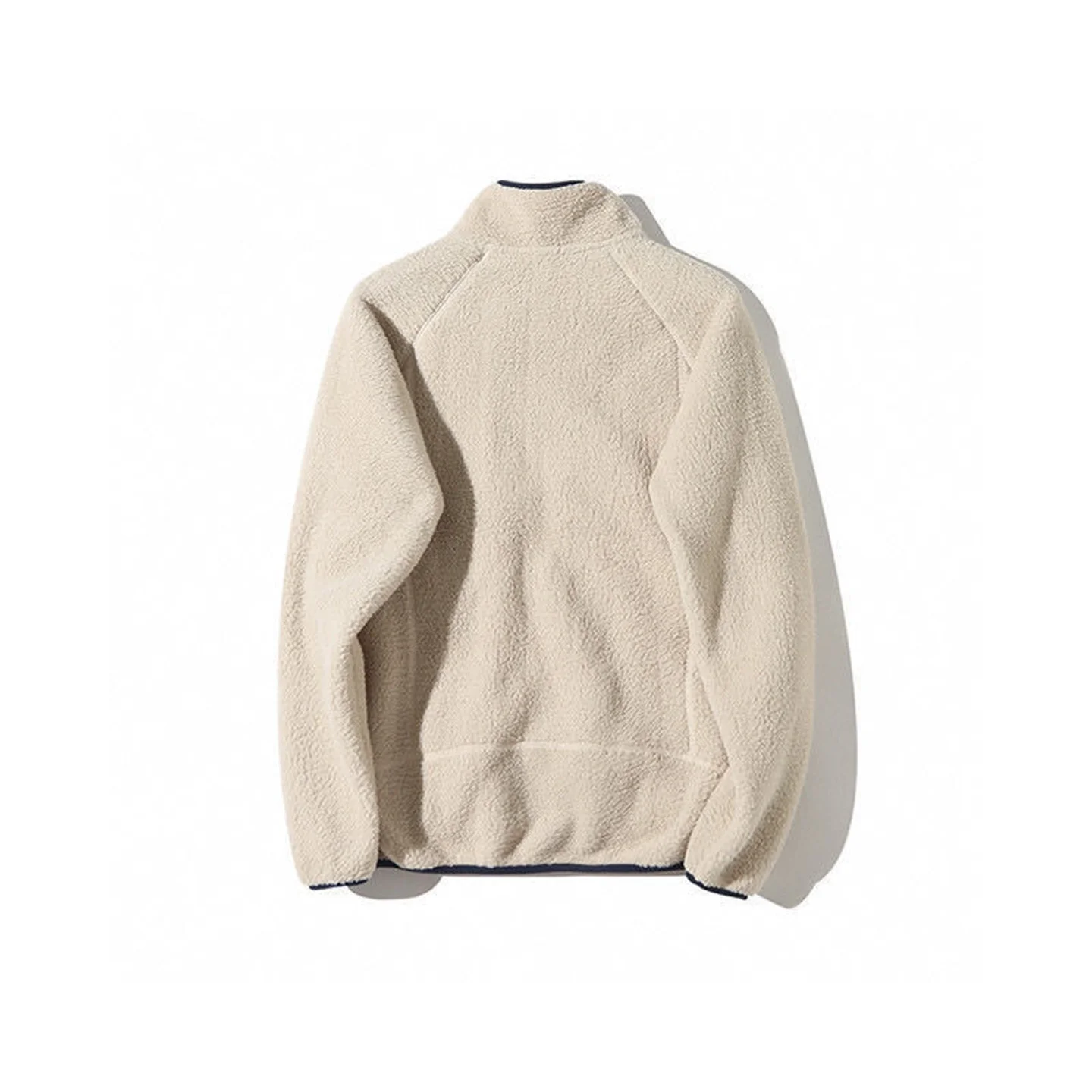 겨울용 따뜻한 셰르파 플리스 재킷 - 유니섹스 스탠드 칼라 가디건, 캐주얼 & 다용도 아웃도어 하이킹 모험용 상의
