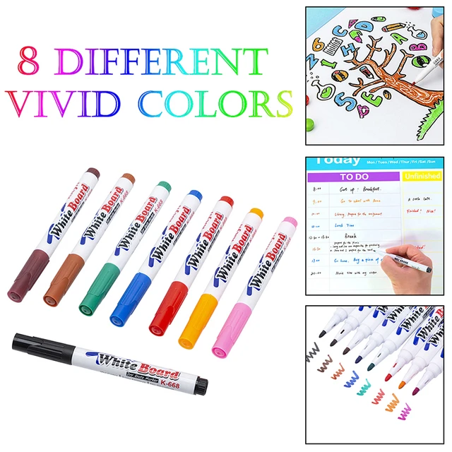 8 Pcs/Set Colorful Whiteboard Pens Classroom Dry White Board Erasable  Markers Student Children's Drawing Pen School Supplies - AliExpress