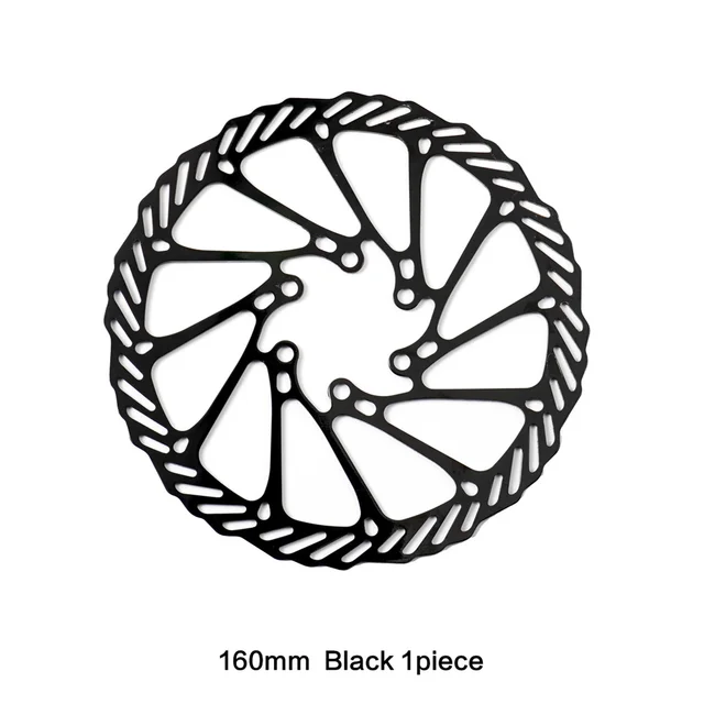 CHOOEE Bicycle Brake Rotors,Steel 160mm/180mm/203mm MTB Road Bike Disc Brake Rotor,For SHIMANO SRAM Centerline 160mm Black