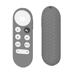 Silicone Non-Slip Durable Protective Case for Smart TV Remote Control (GRAY)