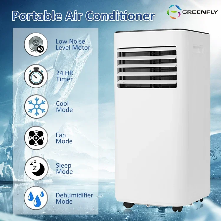 JJPRO Greenfly New design mini portable air conditioning smart home ac mobile 5000btu portable air conditioner 2