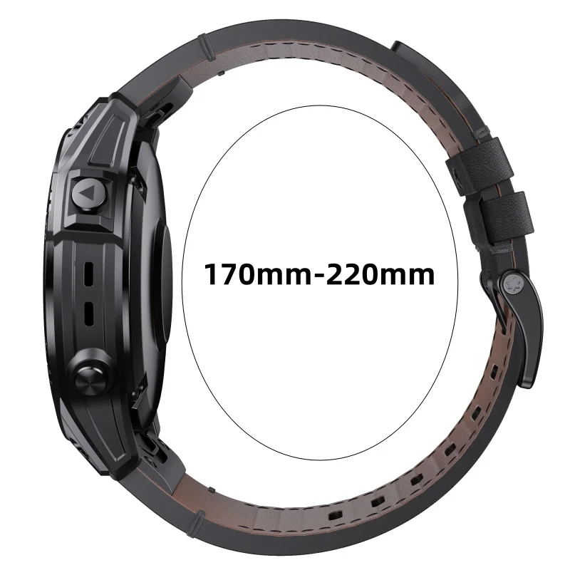 Premium Leather QuickFit Strap, 22mm/26mm,