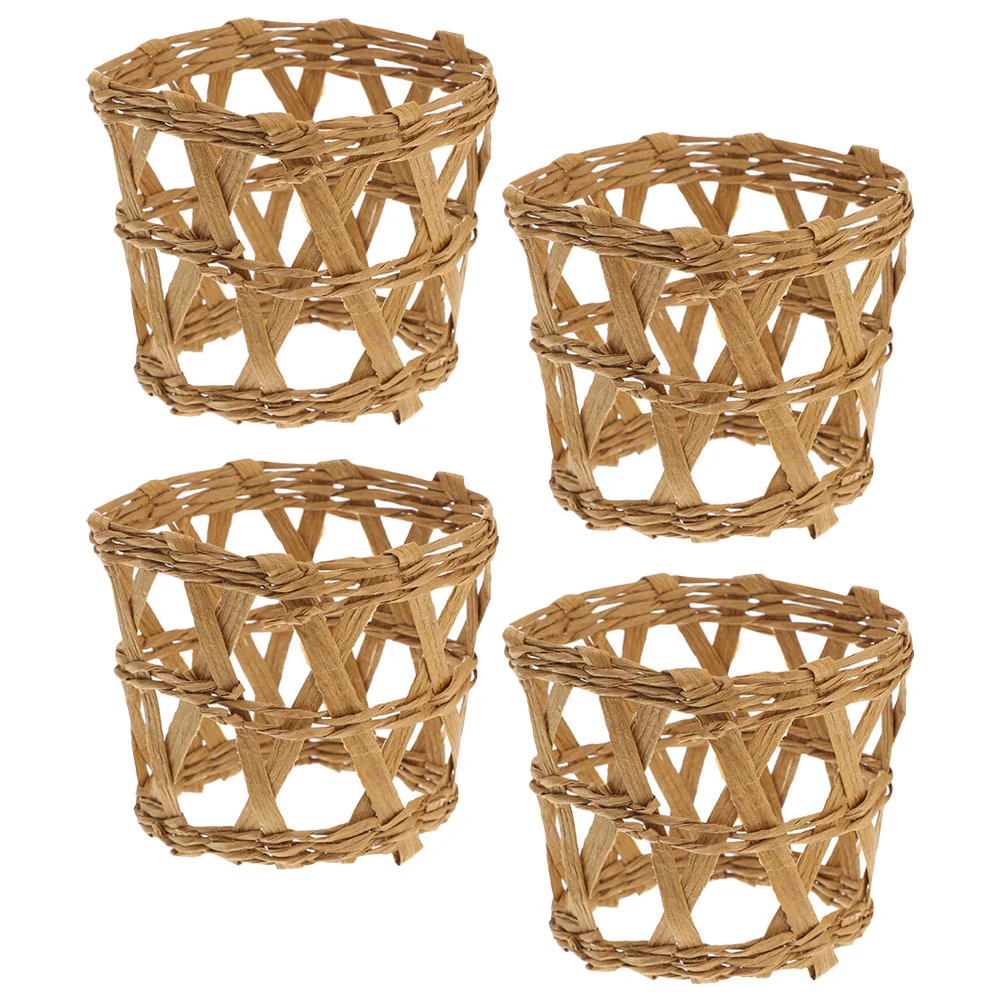 

4 Pcs Cup Holder Decor Home Holders Protective Cover Mug Straw Glass Protection Sleeves Covers Woven Vase