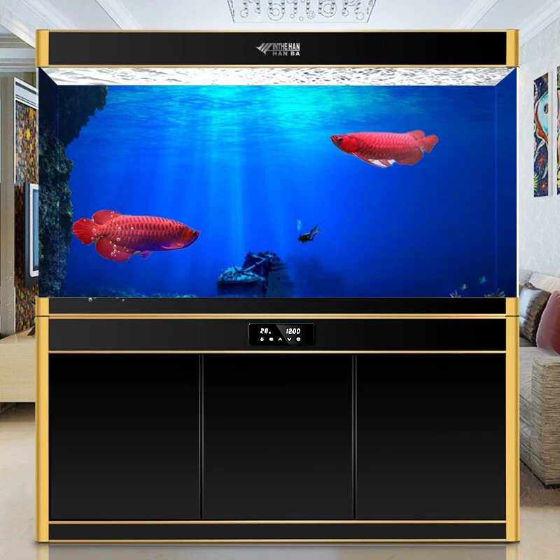 3D Sea-World Pafish Tank Sfondo Decorazione Pittura Ocean Sea Plants Hd Aquarium Landscape Sticker