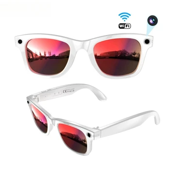 Occhiali Intelligenti AI W610 con Fotocamera, Chiamate Vocali, Video, Bluetooth, Lettore Musicale, Auricolari Portatili, Occhiali da Sole con Microfono