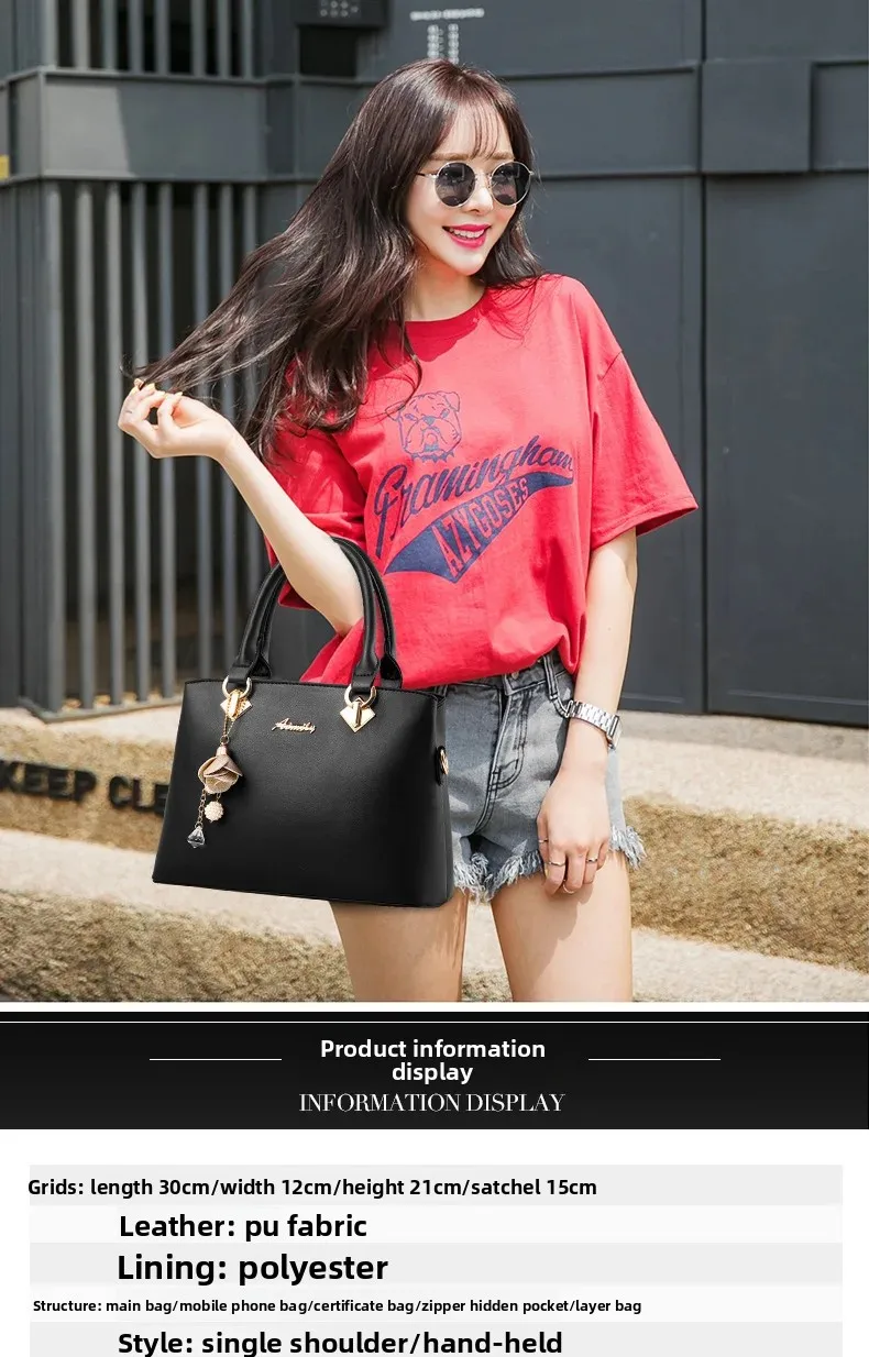 Ladies Tote Bags Elegant PU Soft Tote for Women