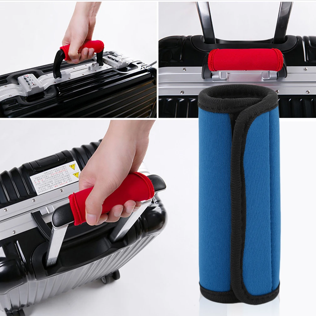 

Handle Wraps/Grip/Identifier For Travel Bag Luggage Suitcase Fit Any Luggage Comfortable Neoprene Handle Adhesive Tap