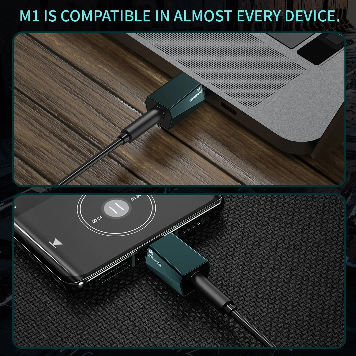 MUSEHIFI 2023 C타입-3.5mm 디코딩 앰프, DAC, 384kHz, 32bit 오디오 어댑터 칩, 7HZ 타임리스 Dioko S12 ATOM2 적용, M1 블루, 신제품