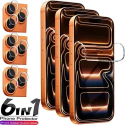 Premium 6 - in - 1 Hydrogel Screen & Camera Lens Protector Set - 6IN1
