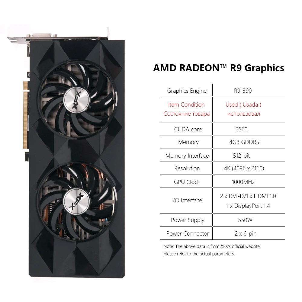 best video card for gaming pc XFX Radeon R7 200 2GB Graphics Cards GDDR3 128bit Gaming Video Card DirectX 12 Desktop Computer GPU DVI-D/HDMI/DP(R7 240/R9 390) external graphics card for pc Graphics Cards