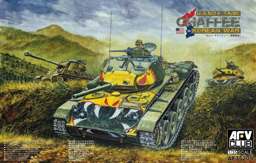 

AFV Club AF35209 1/35 US M24 Tank CHAFFEE (Korean War)
