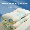 Two-tone Patchwork Sleeping Pillow Core Cervical Pillow Star Hotel Fiber Pillow Core Sleep Pillow 1