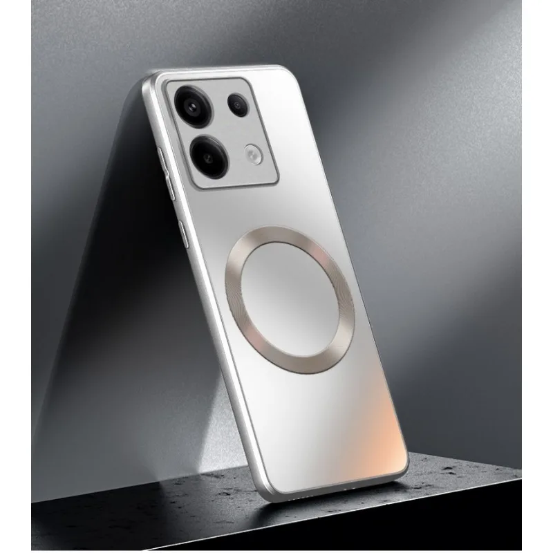 Magnetic Frosted Silicone Soft Shell with Wireless Charging