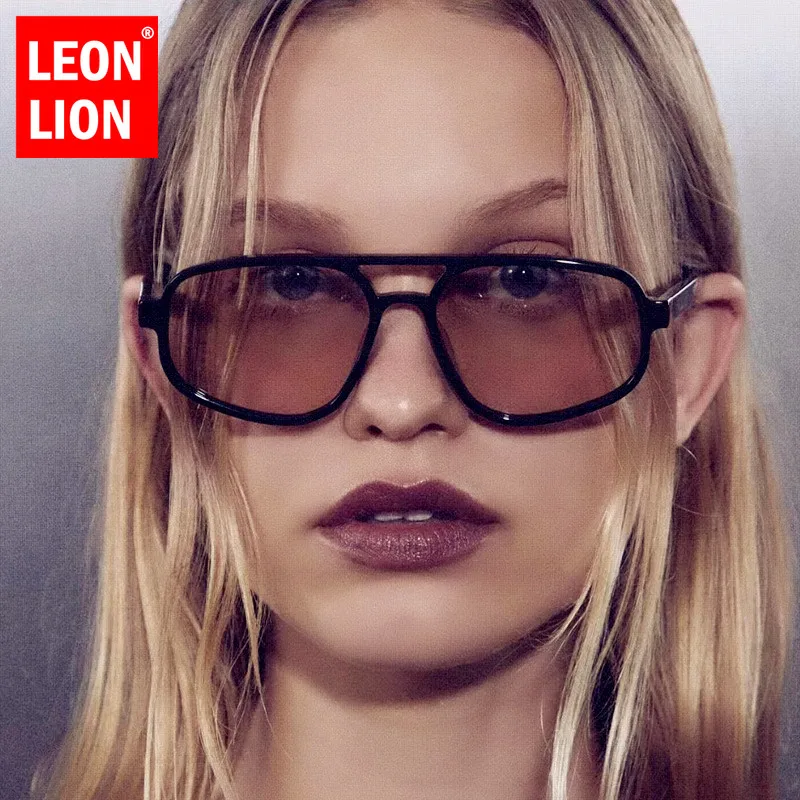 

LeonLion Oval Vintage Sunglasses Women 2023 Luxury Brand Glasses Female Designer Eyewear Women/Men UV400 Lentes De Sol Mujer