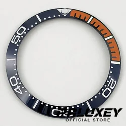Watch Bezel Insert - Premium Replacement Accessory (Dark Blue Orange)