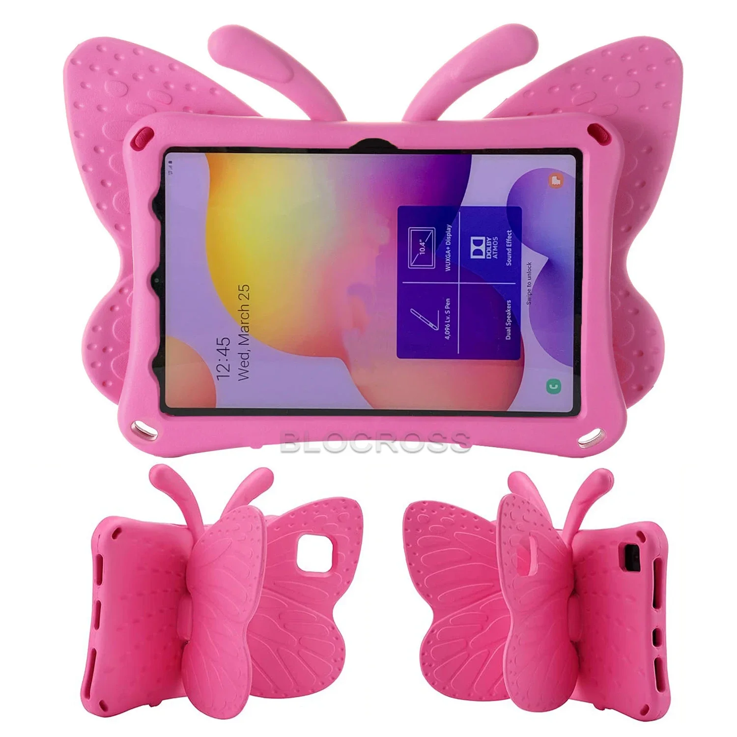Capa Segura para Tablet Eva para Crianças Samsung Galaxy Tab a8 2023 Sm-x200 X205 X207 Capa de Borboleta a7 Lite 87 T220 105