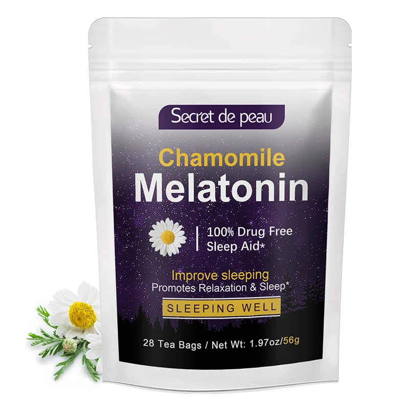 Sdp Natural Herbal Chamomile Melatonin Tea Calms And Soothes The Nervous System Effectively Help