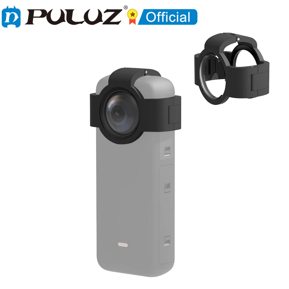 Protection Verre Trempé Pour Objectif Insta360 X4 - Amovible, Étanche Et Anti-Rayures - Dureté 9H, Transmission Lumière 98%