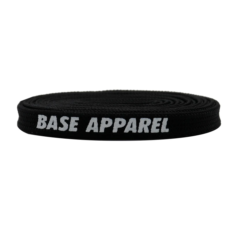 BASE APPAEL 7mm Black Shoelaces 60-180cm Vintage Flat Shoelaces Super Bootlaces Shimmering  Shoe Laces for Queens Kids