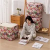 1/3/5PCS Flower Storage Bag Thickened Double Zipper Clothes Quilt Storage Bag Waterproof Moistureproof Moving Packing Bag 4