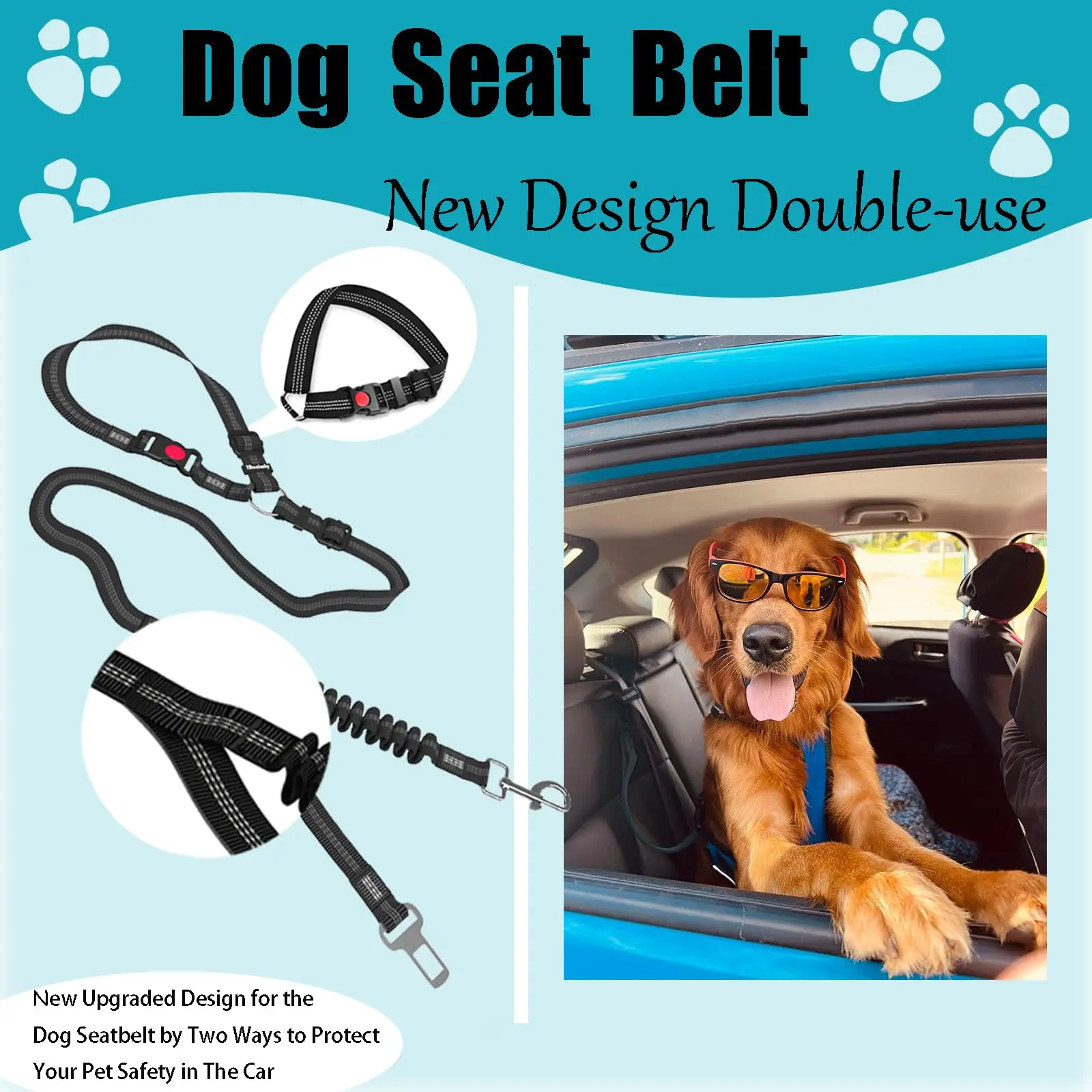 Heavy Duty Dog Car Seat Belt 5