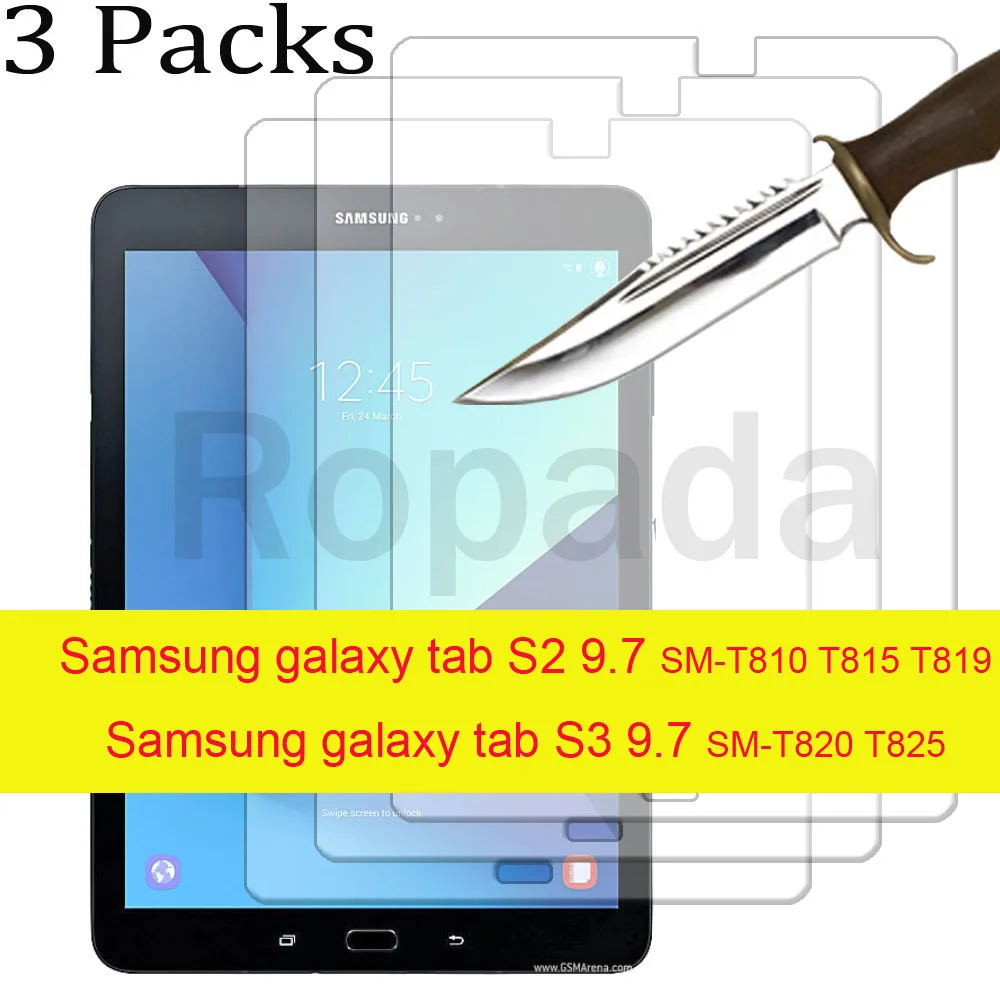 Premium 3-Pack Glass Screen Protector
