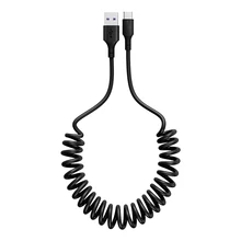 

Spring USB Type C Cable For Samsung S20 S21 Xiaomi POCO Fast Charging Wire Cord Mobile Phone Accessories Charger Type-C Cable