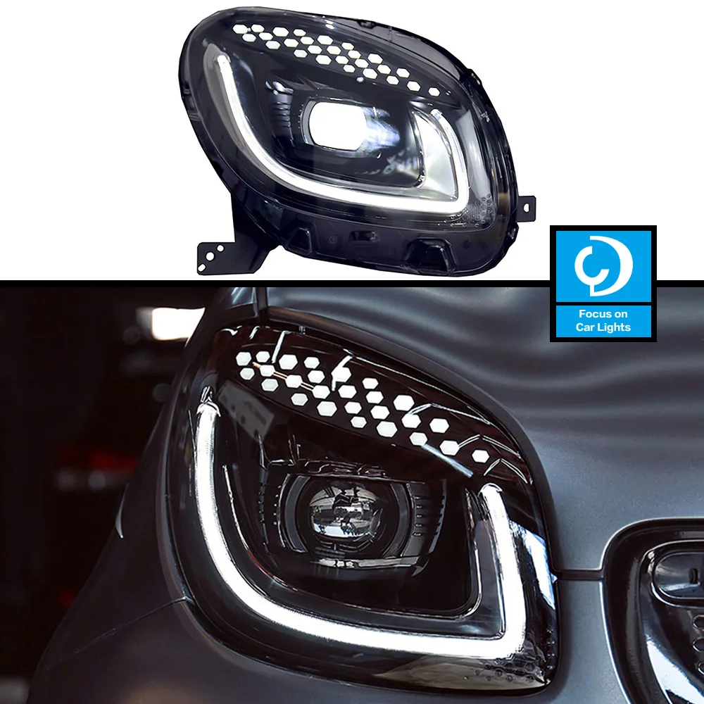 Car Front Headlight For Benz Smart Fortwo 1.0 20152019 Head Lamp