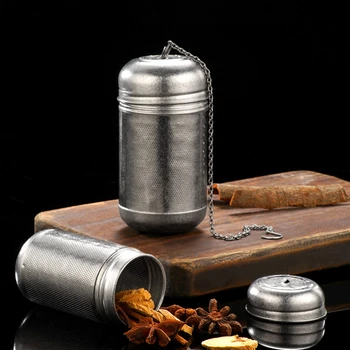 Pure Titanium Tea Infuser Universal Tea Filter Teaware Accessories High -value Coffee Spice Water Separation Warehouse Kitchen