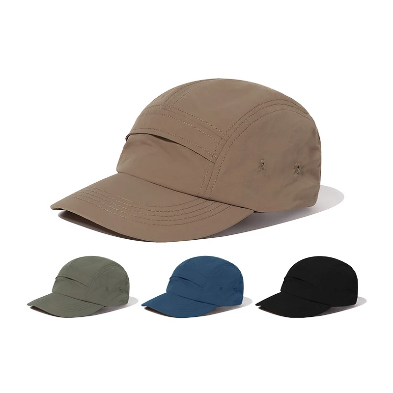 

Quick Drying Cap Tooling Five Page Cap for Men and Women Outdoor Breathable Baseball Cap Elastic Adjusting Golf Snapback Hats