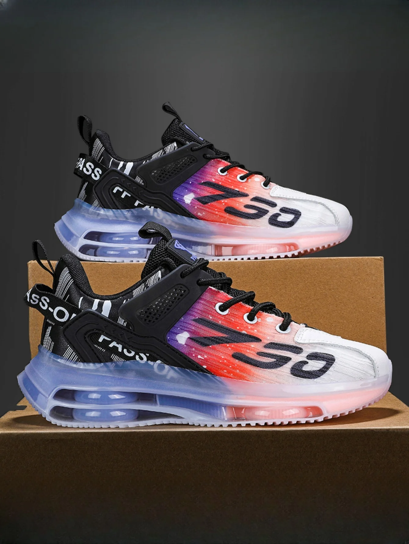 Men's Fashionable Road Running Shoes, Lightweight Casual Sports Shoes, Tennis Training Shoes, Casual Fashion Fitness Shoes, Comfortable Soft Soles, Mesh Lace-Up Sports Shoes, Fitness Shoes