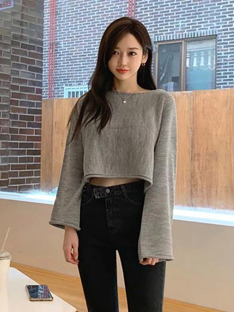 GETADME Women Sweater Womens Winter Sweaters Pullover Traf Female Knitting Overszie Long Sleeve Loose Knitted Outerwear ropa de mujer