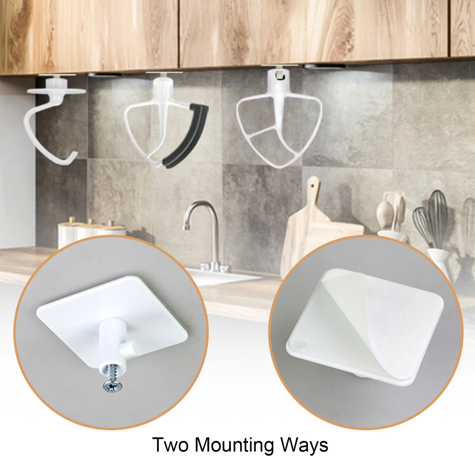 Mixer Attachment Holder Kitchen Aid Mixer Accessory Stand Under