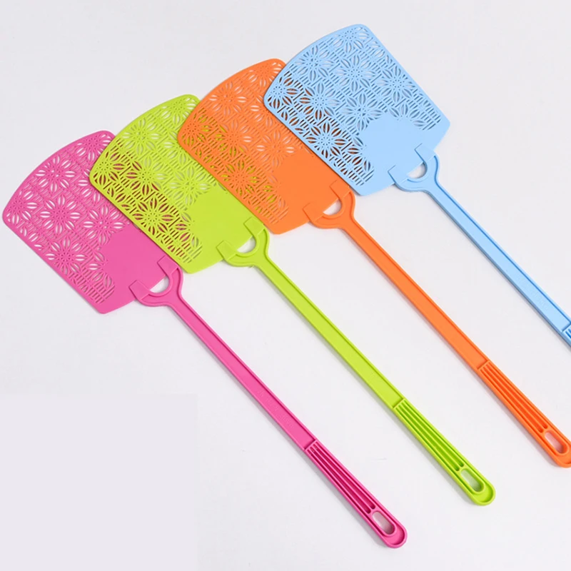Plastic Fly Swatter Manual Swat Pest Control Hand Flexible Fly Swatters Flexible Strong Manual With Long Handle fly swatter