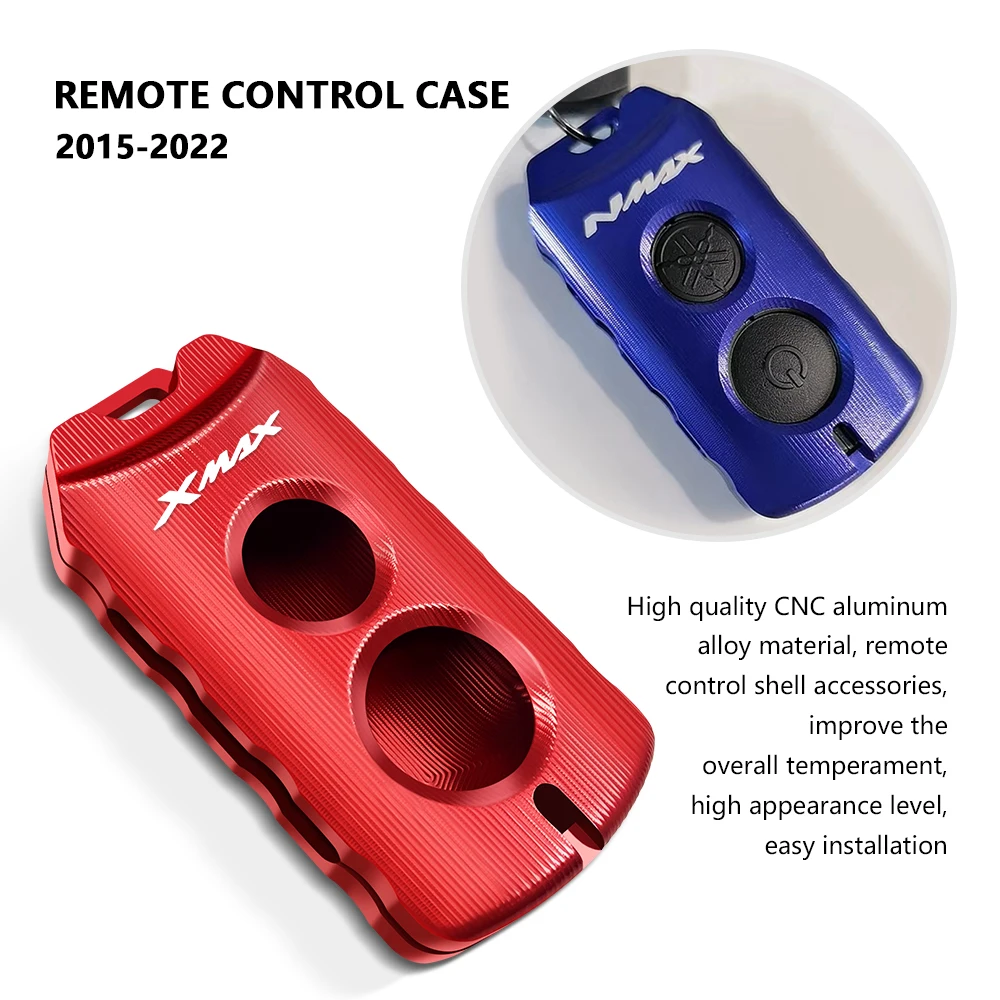Key Case Cover Car Key Shell NVX NMAX 125 155 XMAX 125 250 300 400 2015-Motorcycle Accessories Key Shell Dust Cover Protector for N-MAX125