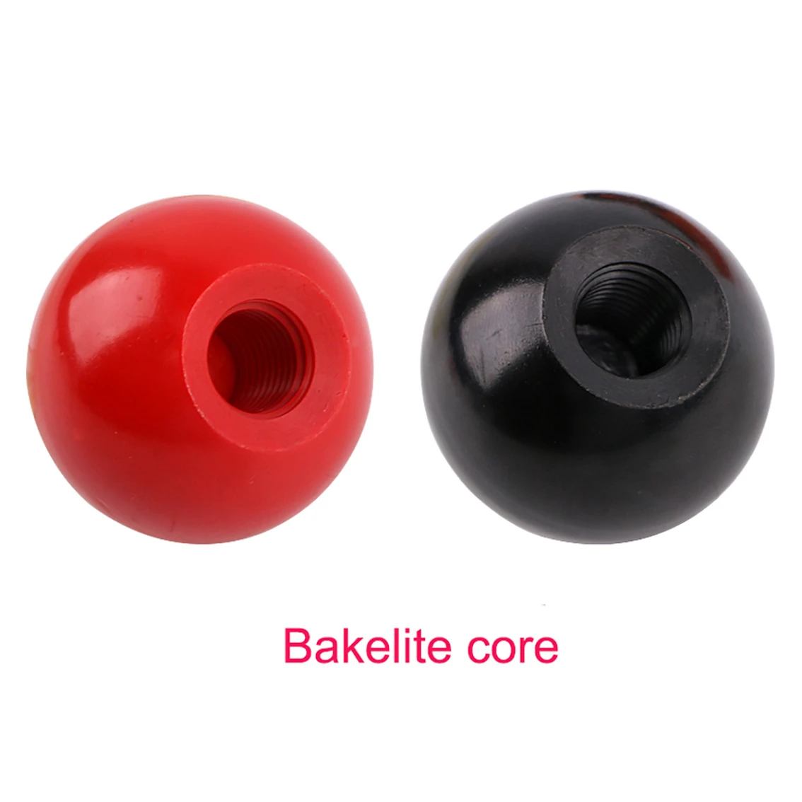 Bakelite Handle Ball Lever Knob M4 M5 M6 M8 M10 M12 Machine Tool Handball Red/Black Copper/Core/Bakelite Core/Iron Core