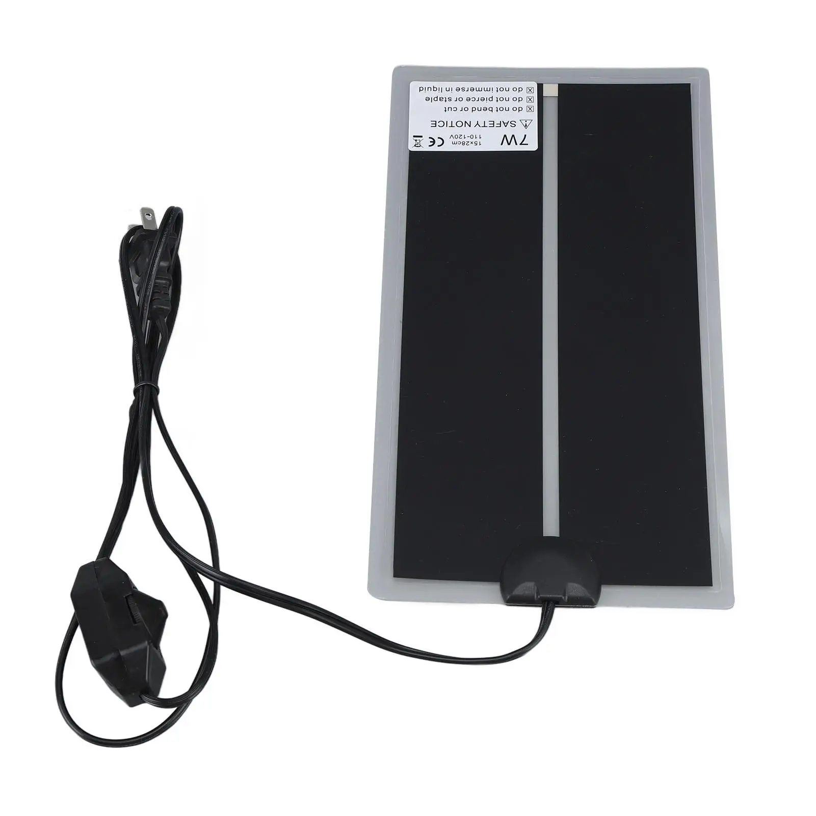 Reptile Terrarium Heat Pad US Plug 110-120V Waterproof Adjustable Temperature - Rapid Heating for home - Reliable Heat Source 2