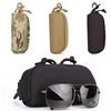 1000D Nylon MOLLE Glasses Case Hunting Shockproof Protective Goggles Case Portable Outdoor Sunglasses Case 1