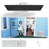 Kpop Girl Cosmic Music Mouse Pad Computer Laptop Gaming Office Wrist Guard Non Slip Keyboard Pad 6