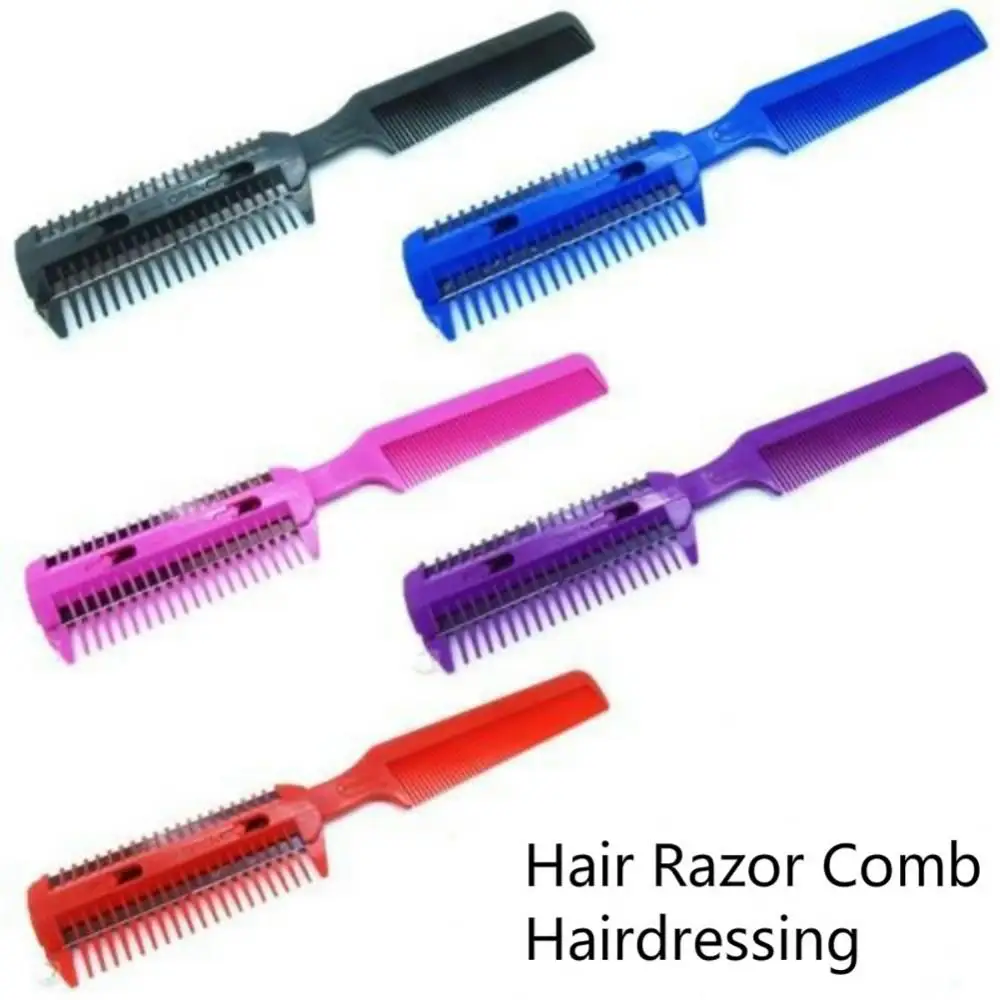 20cm Hair Razor Comb Hairdressing Thinning Trimmer Home Professional Styling Tool Sharp Barber Razor Beard Hair Razors Cut Hair pissing razors – fields of disbelief 1 cd