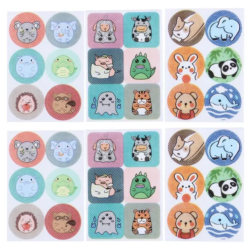 Adesivi Patch Mosquito Kids Patch Bug Anti Insect Buzz Decalcomanie Naturali Sticker Outdoor Baby Cartoon Adulti Citronella Animal