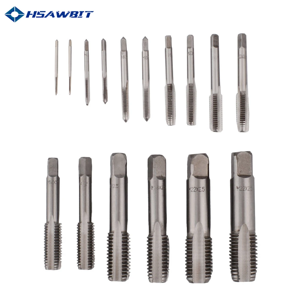 wood planer hand tool 2PCS/Set HSS Machine Spiral Point Straight Fluted Screw Thread Metric Plug Hand Tap Drill Set Tools M2 M3 M4 M5 M6 M7 M8 M9 M10 wood plane