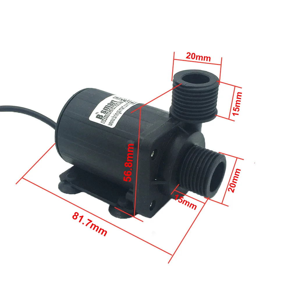 SR800B Mini Underwater Pump 12V Brushless Fountain Water Pump 24V DC
