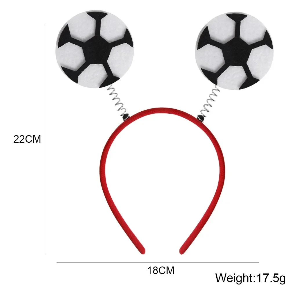 thumbnail image 1 of Artículos para fanáticos del fútbol: diademas elásticas de plástico y tela personalizadas para el cabello, para eventos deportivos., 1 of 5