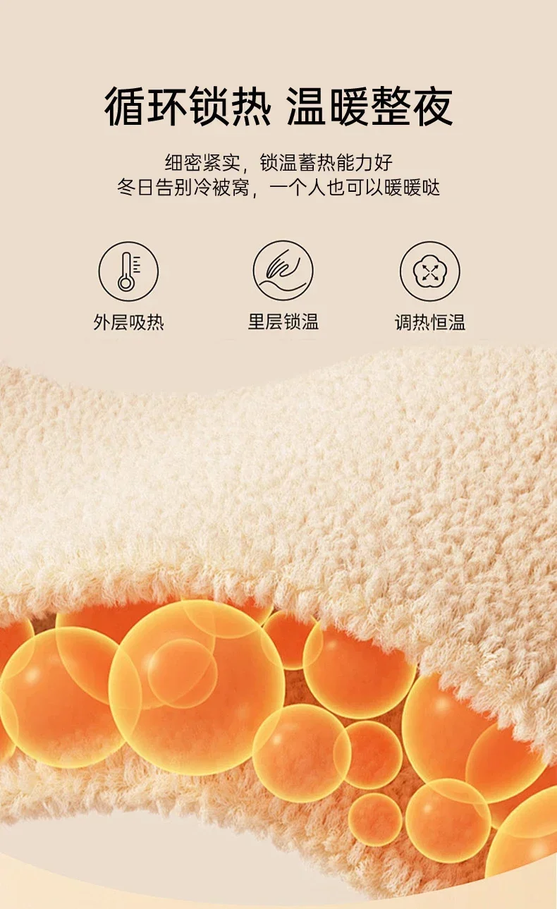 Description Picture 5 of item1pc Super Soft Blankets for Bed Green Color Single/Queen/King Plaids for Sofa Warm Bedspread for Winter Solid Color Blankets