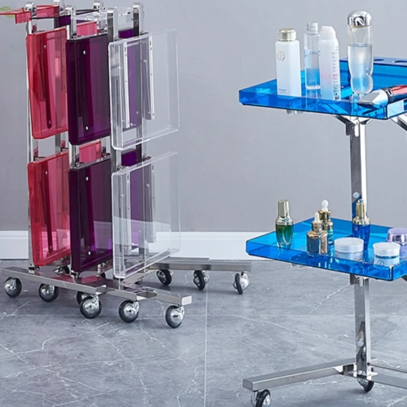 Spa Tattoo Makeup Salon Trolley Storage Commercial Utility Salon Trolley Rolling Work Carrinho Auxiliar Salon Furniture Rr50St