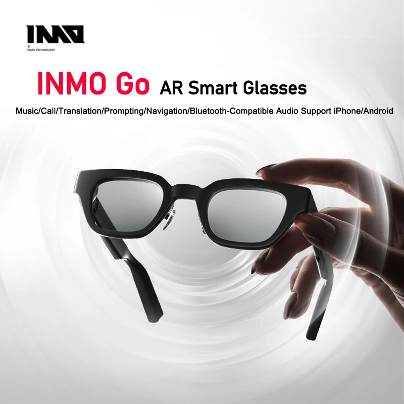 Lunettes Intelligentes INMO GO2 - Assistant IA, Traduction En Temps Réel, Affichage En Réalité Augmentée