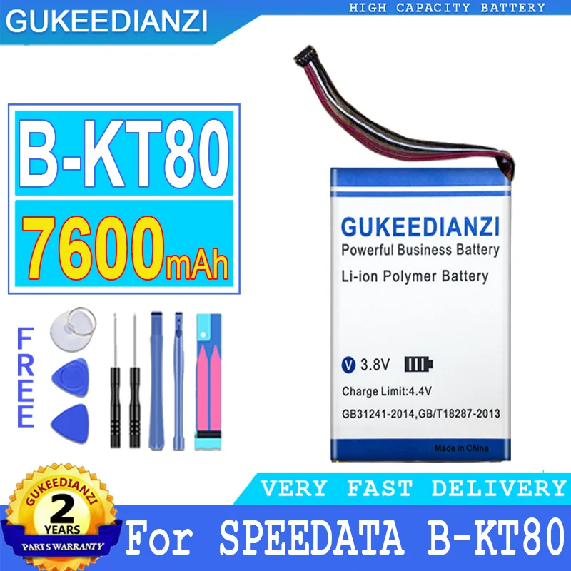 

7600mAh GUKEEDIANZI Battery For SPEEDATA B-KT80 Big Power bateria