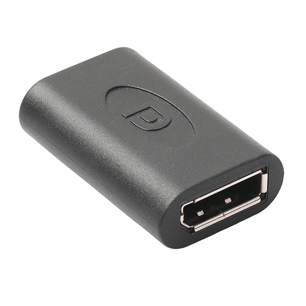 디스플레이 포트-디스플레이 포트 커플러, 블랙 DP-DP 익스텐션 어댑터, 모든 DP 수 케이블용 금도금